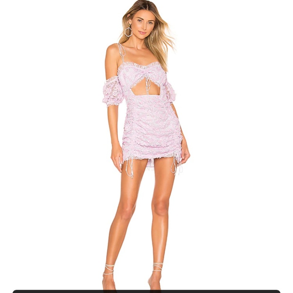 FOR LOVE&LEMONS Amalie dress lavender